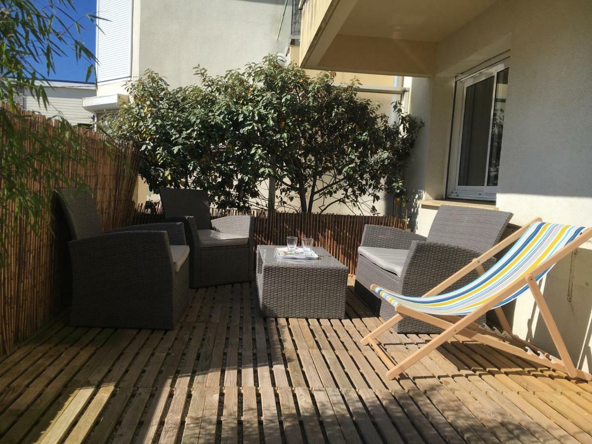 Ferienwohnung Le Wim'Heureux Terrasse Wimereux Exterior foto
